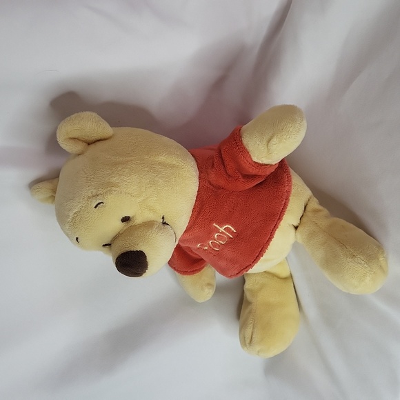 Disney Baby Winnie the Pooh Rattle Plush Crinkle Ears 13" - Picture 8 of 10